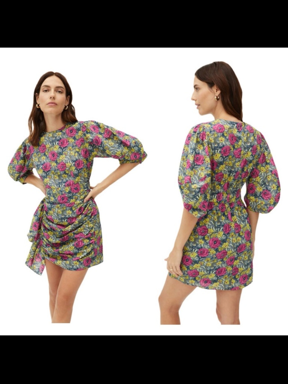 Rhode Pia Dress Floral Size 4 (XSmall) XS